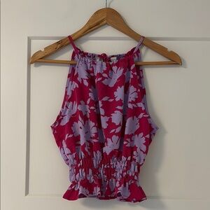 Paper Crane Floral Top